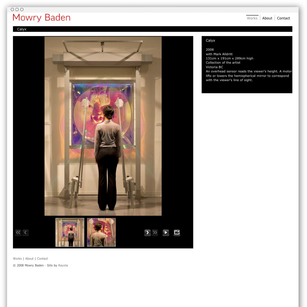 Mowry Baden works webpage