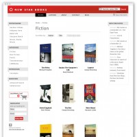 New Star Books fiction list webpage