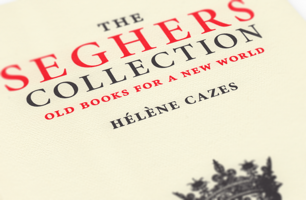 Seghers Collection book, cover detail