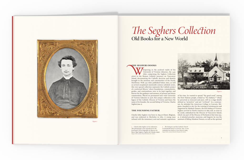 Seghers Collection book, pages 0-1 spread